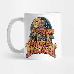 Scary Scarecrow Spooky Halloween Simple Costume Gift Mug